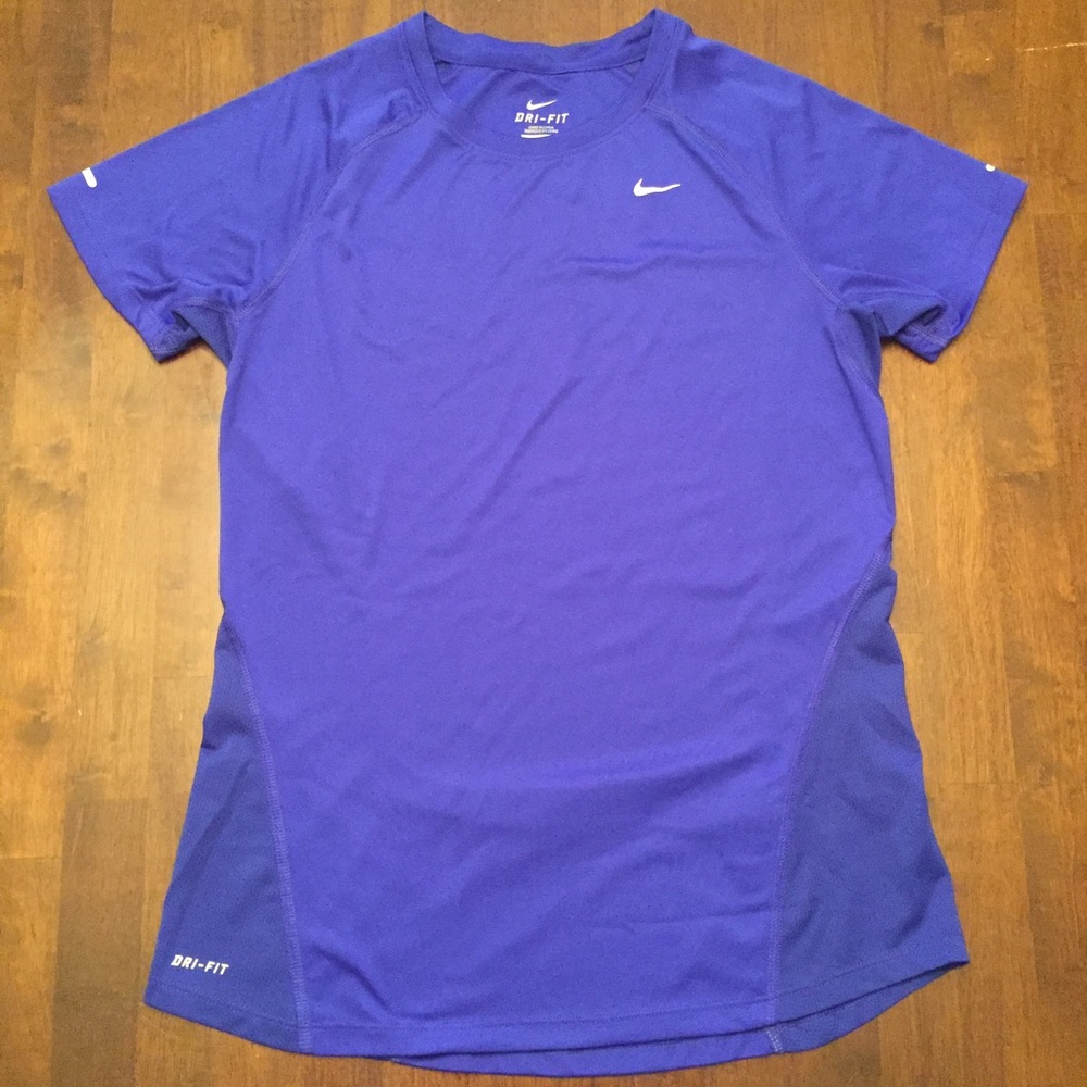 Royal blue Nike Dri-Fit Crew Neck Shirt